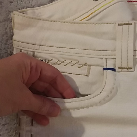 🌼MEK DENIM capri white jeans 🌼 - Picture 13 of 16